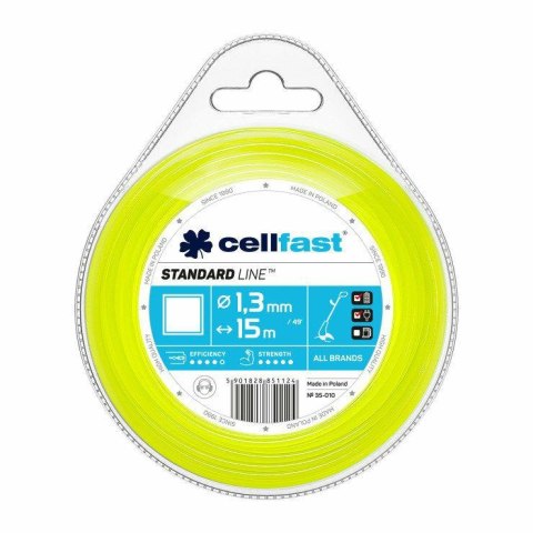 CELLFAST ŻYŁKA TNĄCA KWADRAT 2,4mm x 15m