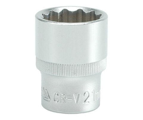 YATO NASADKA 12-KĄTNA 1/2" KRÓTKA 21mm