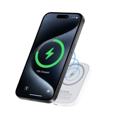 Bezprzewodowy power bank ultra slim MagSpot z MagSafe 5000mAh, USB-C 20W PD