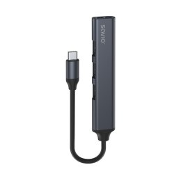 Hub 4 porty USB-C - 3 x USB-A 2.0, 1 x USB-A 3.1 3.1 GEN 1, 5 Gbps, AK-71