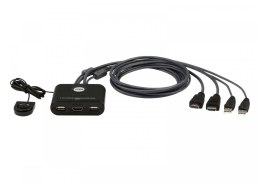 Przełącznik 2 portowy USB VGA FHD HDMI KVM Switch