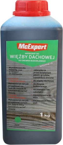 IMPREGNAT, DO WIĘŹBY DACHOWEJ KONCENTRAT 1:9 1KG