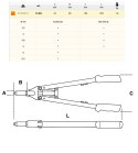 BETA NITOWNICA DŹWIGNIOWA 525mm 1740A