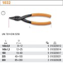 BETA SZCZYPCE DO PIERŚCIENI ZABEZPIECZAJĄCYCH WEWNĘTRZNYCH, PROSTE 225mm 1032/225