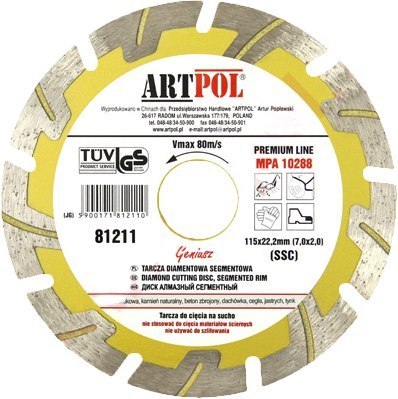 TARCZA D.230SEG-AR /SZYB. I GŁ.CIĘC