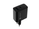 Ładowarka sieciowa Ribera GAN 1X USB-A + 1X USB-C 45W Czarna