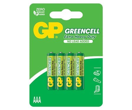 BATERIA GREENCELL 1.5V AAA R3 4 SZTUKI