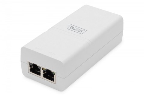 Zasilacz/Adapter PoE+ 802.3at, max. 52V 30W Gigabit 10/100/1000 Mbps, aktywny, Biały