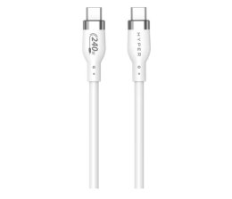 Kabel Hyper Juice 240W Silicone USB-C to USB-C Cable 2m - White