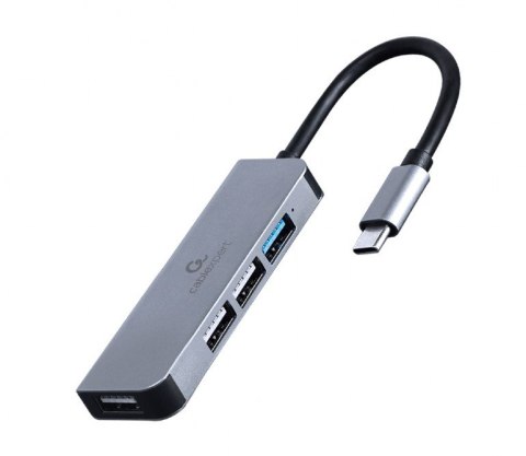 Hub 4-portowy USB-C, 3xUSB 2.0, USB 3.1