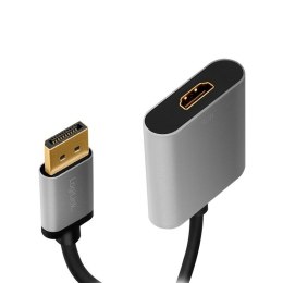 Adapter DP do HDMI 4K 60Hz aluminiowy 0.15m