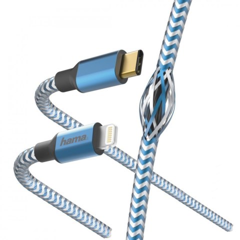 Kabel ładujący 1,5 m USB-C lightning Niebieski