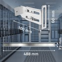 Uchwyt na szynę DIN35 do szaf RACK 19"