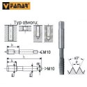 FANAR GWINTOWNIKI RĘCZNE 2-SZTUKOWE NGMM/2 8.00x 1.25 HSS