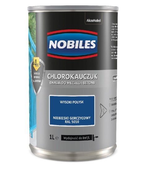 NOBILES EMALIA CHLOROKAUCZUKOWA NIEBIESKA SYGNAŁOWA 0.9L