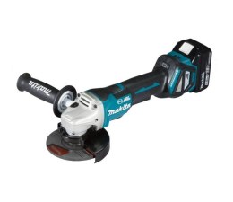 MAKITA SZLIFIERKA KĄTOWA 18V 125mm 2 x 5,0Ah LI-ION REG.OBR. BLDC WALIZKA MAKPAC DGA517RTJ