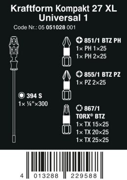 ZESTAW KRAFTFORM KOMPAKT 27 XL UNIVERSAL 1, 7 CZ.