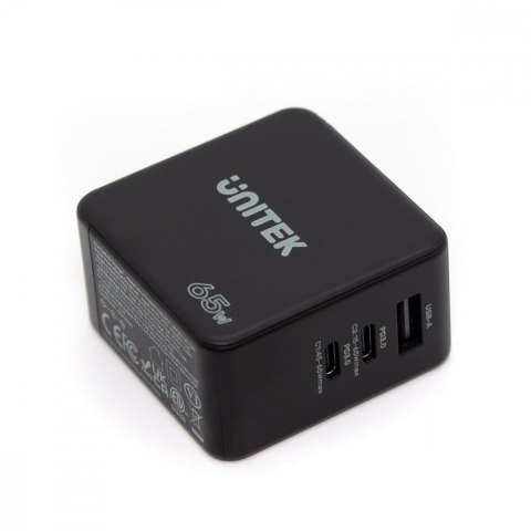 Ładowarka Sieciowa Travel GAN 2x USB-C 1x USB-A 65W; P1117B