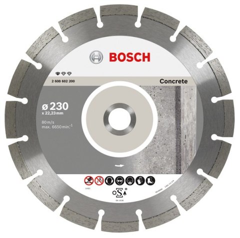 BOSCH TARCZA DIAMENTOWA 150x22 SEG CONCRETE