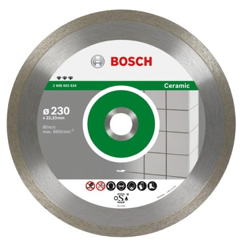 BOSCH TARCZA DIAMENTOWA 250x25,4 PEŁ CERAMIC