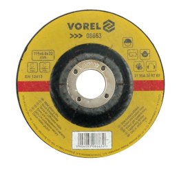 VOREL TARCZA DO SZLIFOWANIA METALU 230 x 6,8 x 22,2mm 08669