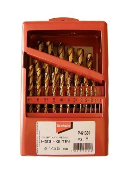 MAKITA ZEST.WIERT.TYTAN HSS-GTIN25szt.1-13mm