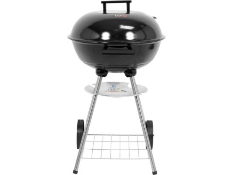 GRILL WĘGLOWY OKRĄGŁY Z POKROWCEM, RUSZT 41CM