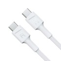 Kabel GC PowerStream USB-C do USB-C 1.2m, PD 60W, QC 3.0, biały