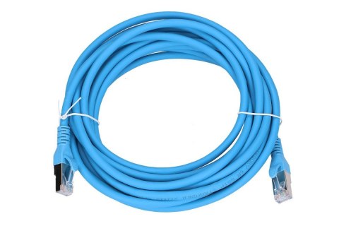 Kabel sieciowy LAN Patchcord CAT.6A S/FTP 5m 10G foliowana skręcona para, miedziany