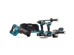 MAKITA ZESTAW COMBO 40Vmax XGT (GA005G+DF001G+TD001G+JR001G) 2x4,0Ah +ADP010 +TORBA