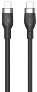 Hyper Juice 240W Silicone USB-C to USB-C Cable 1m - Black