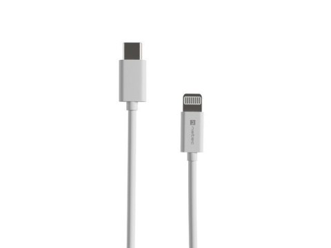 Kabel Lightning (M)->USB-C(M) 2m MFI Prati Biały