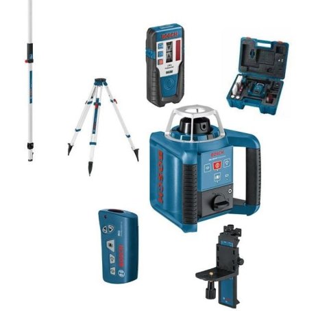 BOSCH LASER OBROTOWY GRL 300 HV SET + STATYW BT170 + ŁATA GR240