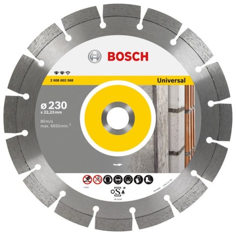 BOSCH TARCZA DIAMENTOWA 150x22 SEG UNIV