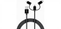 Kabel USB A na USB C/Micro USB/Lightning 2.1/3/2.4 A