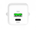 Ładowarka sieciowa USB C/A 20W/18W 3A Power delivery 3.0 QC3.0