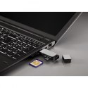 Czytnik kart SD/microSD USB 3.0 srebrny