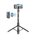 SelfieGo Ultra Aluminiowy selfie stick Bluetooth tripod (33-157,5cm)