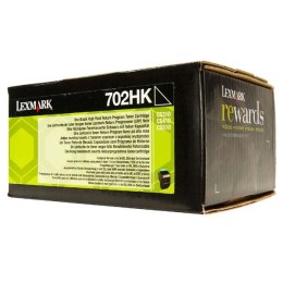 Lexmark oryginalny toner 70C2HK0, black, 4000s, high capacity, return