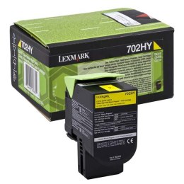 Lexmark oryginalny toner 70C2HY0, yellow, 3000s, high capacity, return