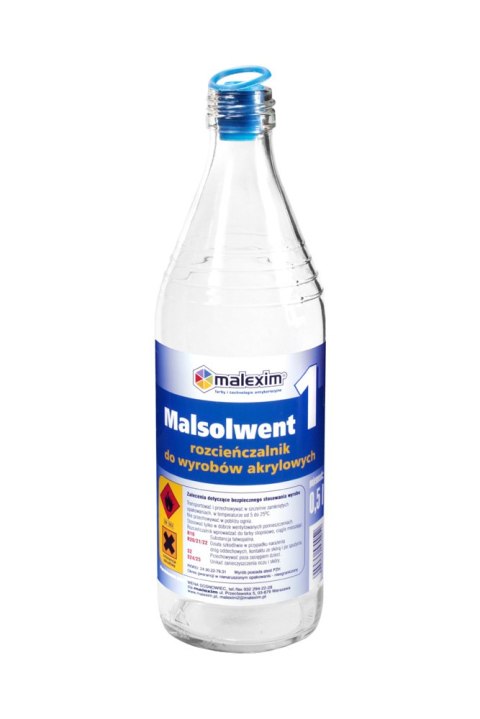 ROZPUSZCZALNIK MALSOLWENT 1 DO AKRYLOWYCH 0.5L