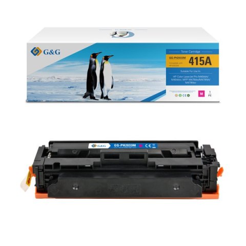 G&G kompatybilny toner z HP W2033A, NT-PH2033M, HP 415A, magenta, 2100s, BEZ CHIP-A