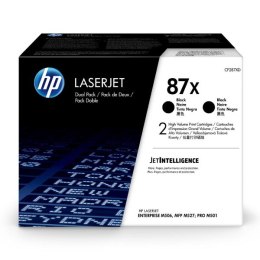 HP oryginalny toner CF287XD, HP 87X, black, 36000 (2x18000)s, dual pack, 2x2,7 kg, EOL