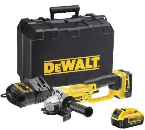 DEWALT SZLIFIERKA KĄTOWA 18V 125mm 2 x 4,0Ah XR LI-ION DCG412M2