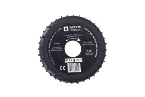 TARPOL TARNIK - FREZ FI - 90mm x 20 x 22,2mm T-40