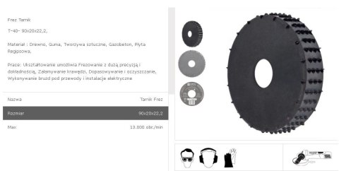 TARPOL FREZ TARNIKOWY 90/20 T-40