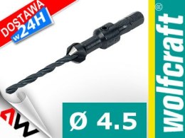 WOLFCRAFT NAWIERTAK 4,5mm Z POGŁĘBIACZEM 12mm