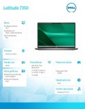 Notebook Latitude 7350 Win11Pro Ultra 7 165U/16GB/512GB SSD/13.3'FHD+/Intel Graphics/FgrPr&SmtCd/FHD/IR Cam/Mic/WLAN+BT/Backlit 