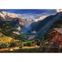 Puzzle 1000 elementów Premium Plus Dolina Lauterbrunnen Szwajcaria