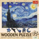 Puzzle drewniane 200 elementów Gwiaździsta Noc Vincent van Gogh